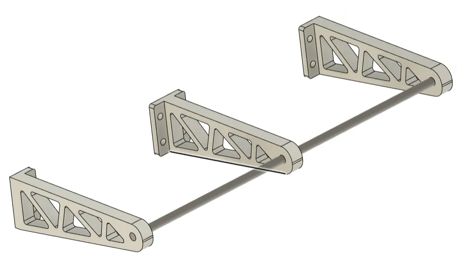 Filament Guide Rail Filament Spool Wall Mount out of Guide Rails by user_928180305 - MakerWorld