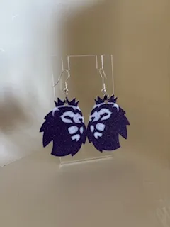 Football Premier League Lion earrings Large view 2