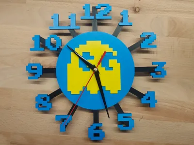 Pac-Man Uhr_AMS / Pac-Man Clock_AMS 