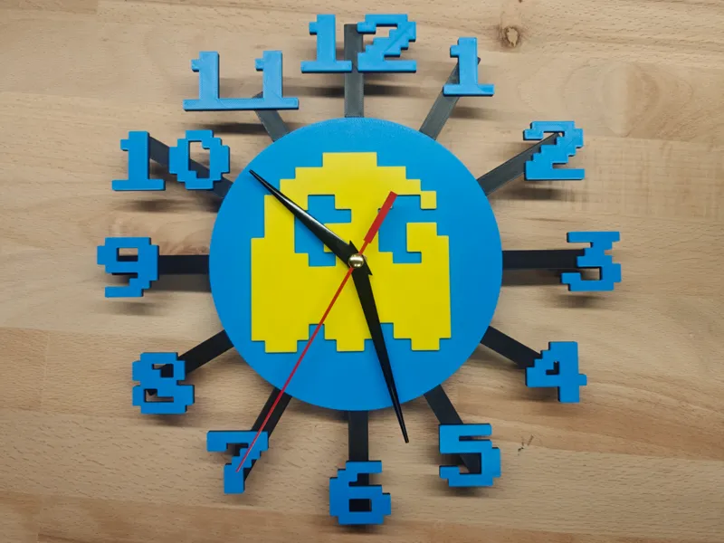 Pac-Man Uhr_AMS / Pac-Man Clock_AMS 