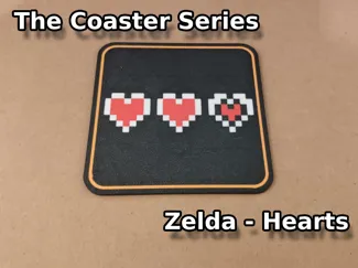 Untersetzer-Serie: Zelda - Herzen