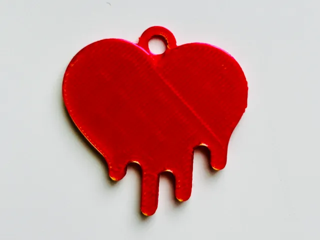 Dripping Heart Earring Draft