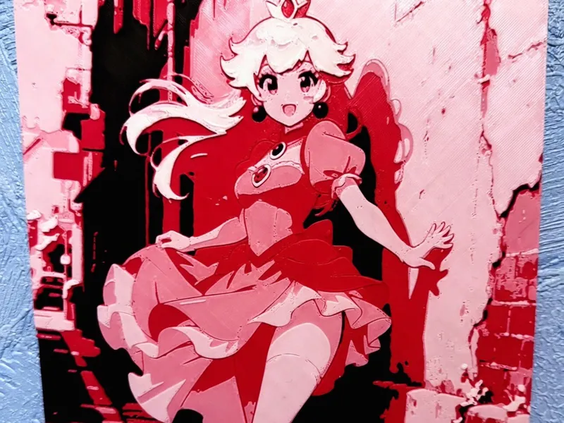 Fan Art : Peach in the street 