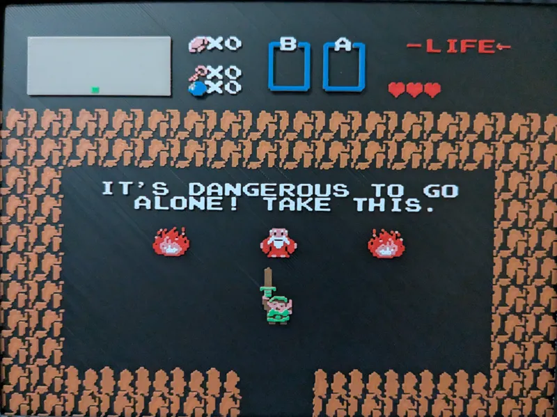 NES Legend of Zelda Wizard's Cave Alternate Ver