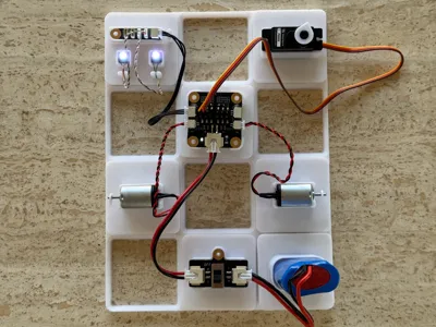 CyberBrick Receiver Prototyper Gridfinity Station