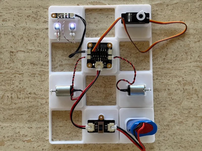 CyberBrick Receiver Prototyper Gridfinity Station