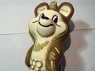 USSR Christmas tree decoration - Olympic Bear