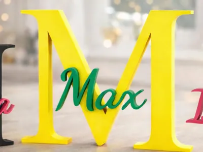 Name Max - Personalized - Personalize Initial