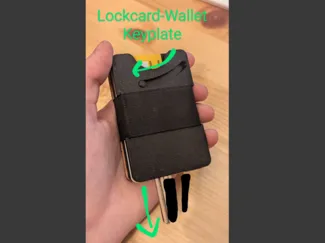 Keyplate for Lockcard Wallet