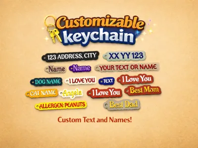 Design Your Own Keychain Tag