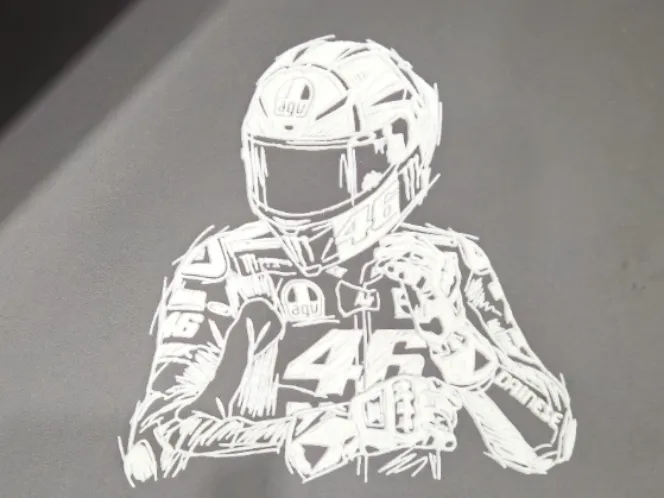 Valentino Rossi Wanddeko Deko