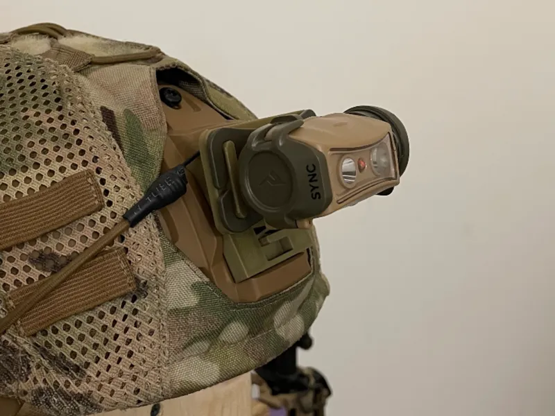 NVG mount for Princeton Tec Sync headlamp