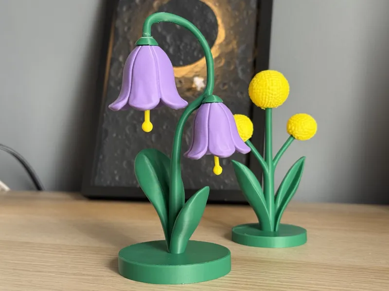 Modern Bloom Set – Bellflower + Billy Button 