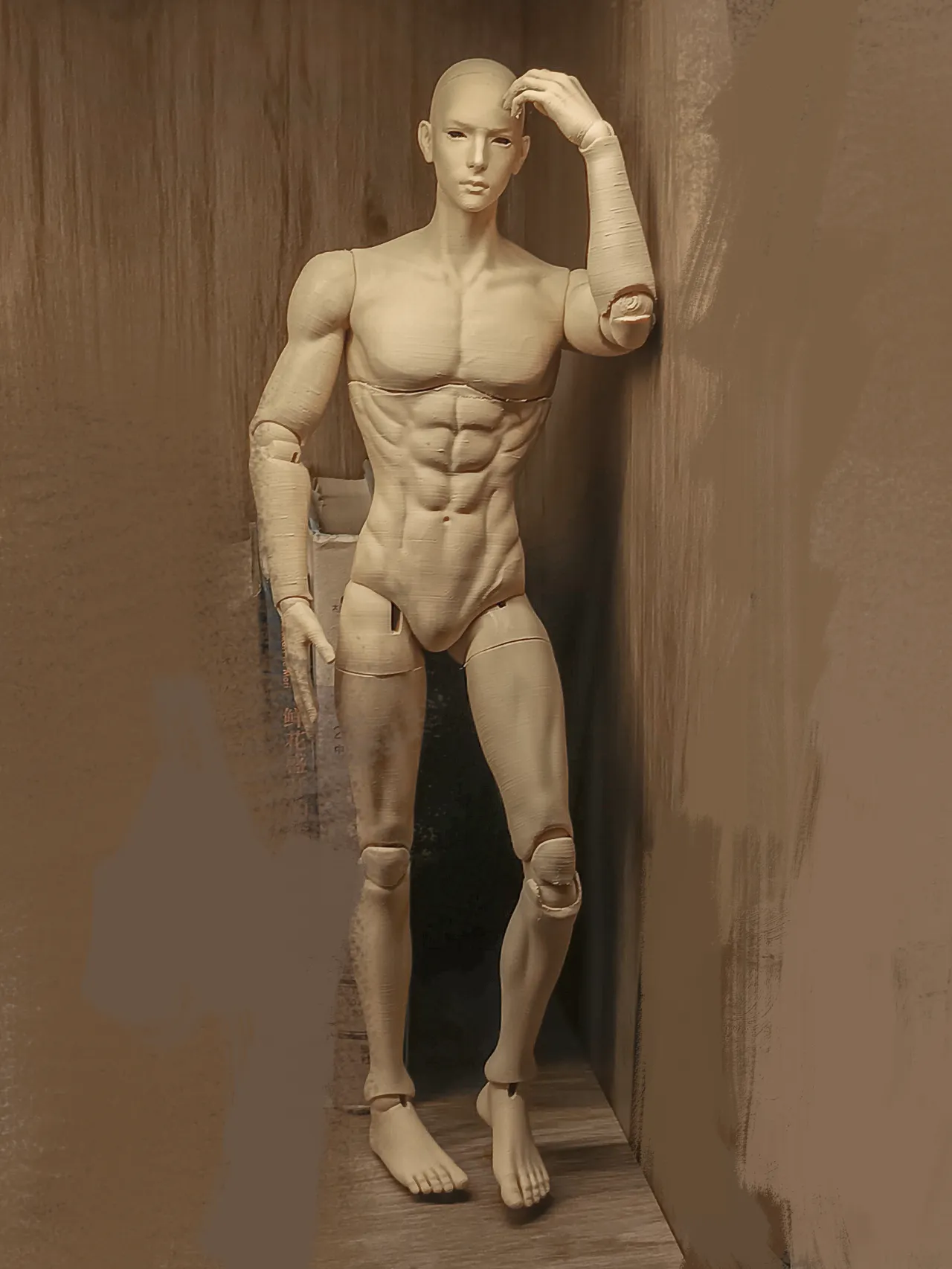 人型可动玩偶男体（需组装） view 2