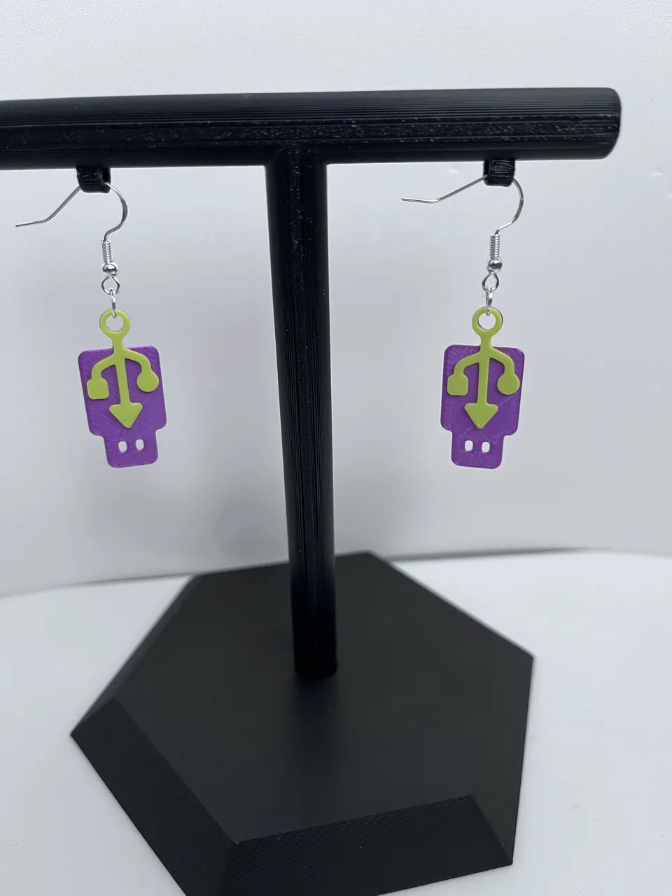 USB Earrings – Quick Print, Plug Into Style No AMS view 4