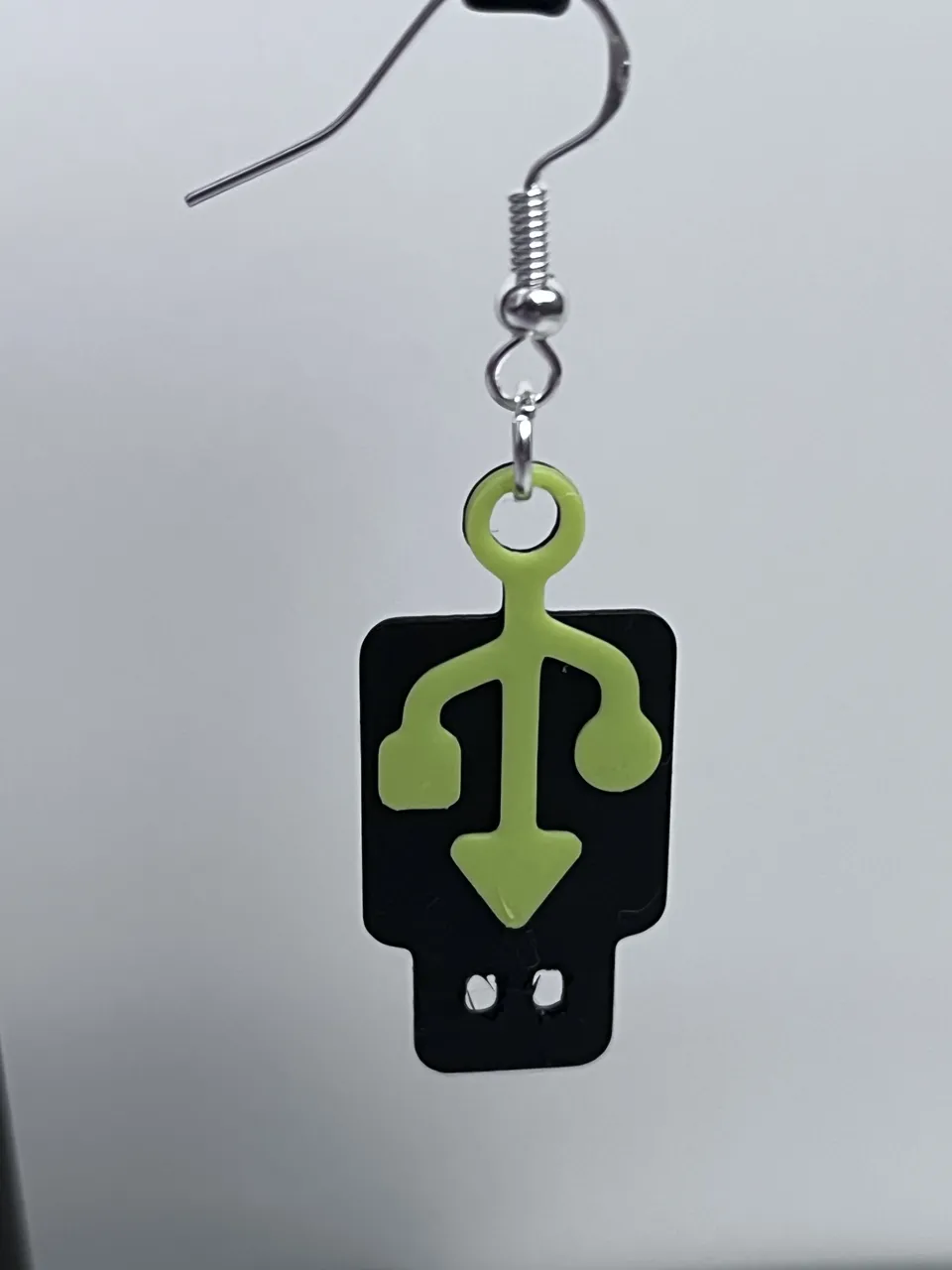 USB Earrings – Quick Print, Plug Into Style No AMS view 3