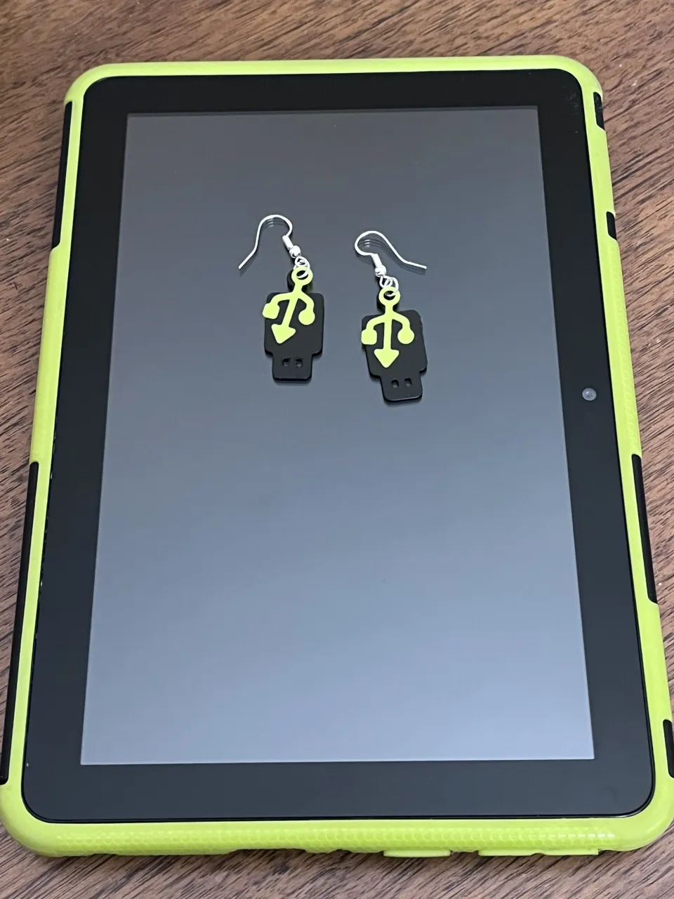 USB Earrings – Quick Print, Plug Into Style No AMS view 2