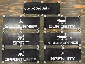 Mars Rover Family Plaques