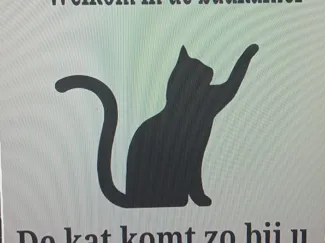 cat bathroom in dutch