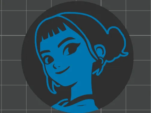 Single Border Color Zoey Coin