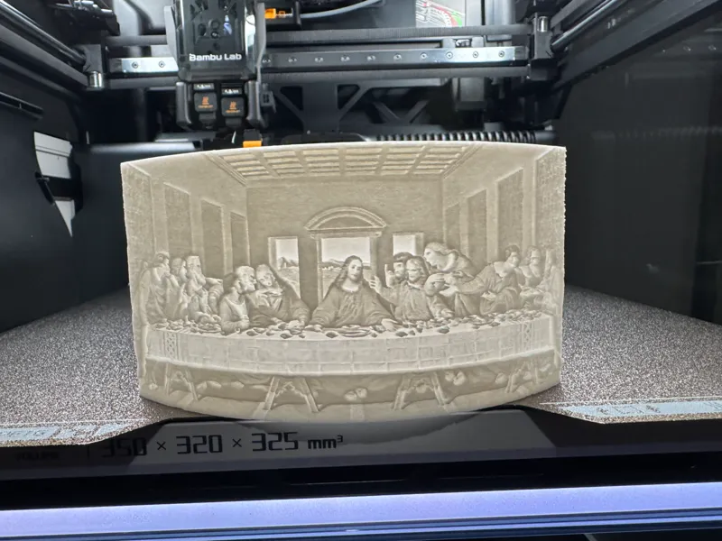 The Last Supper – Curved Lithophane (Early Edition