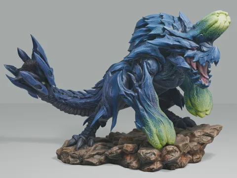 Escenografía en miniatura: Brachydios - Monster Hunter Diorama #041 — referencia de MakerWorld