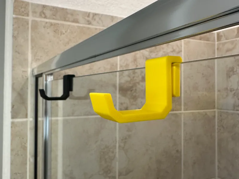 Shower Hook for 6mm Glass Door | Only 15 Grams!