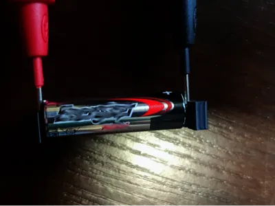 battery holder for the meter