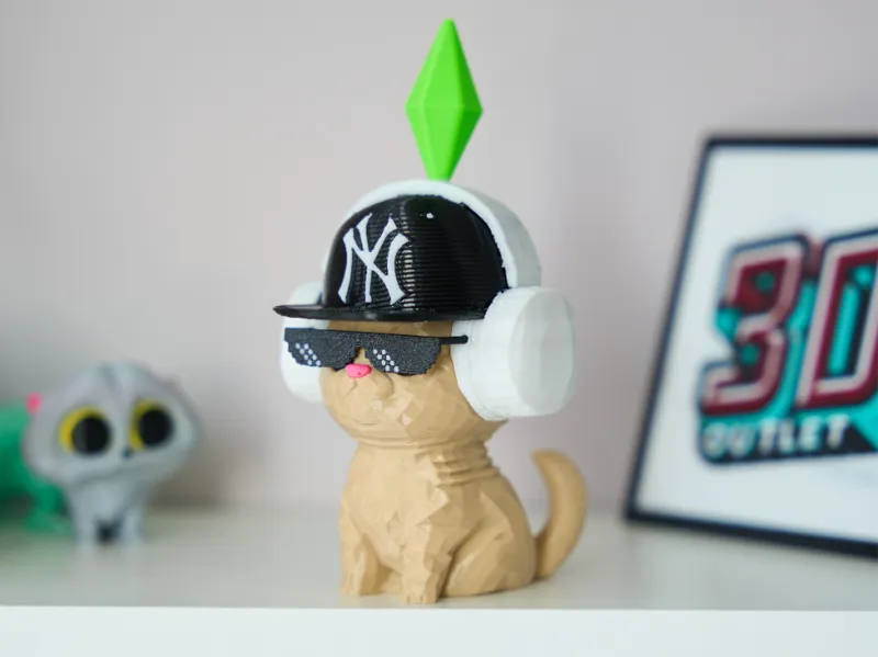 Cute Cat Sims Rap Vibe 