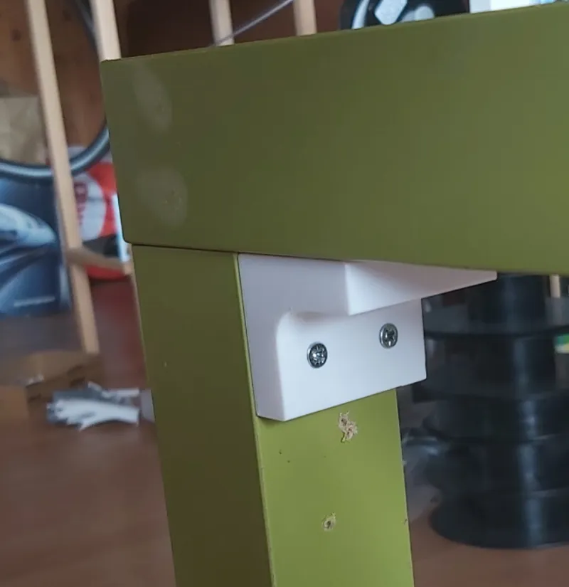 Minimalistic brackets for IKEA Lack