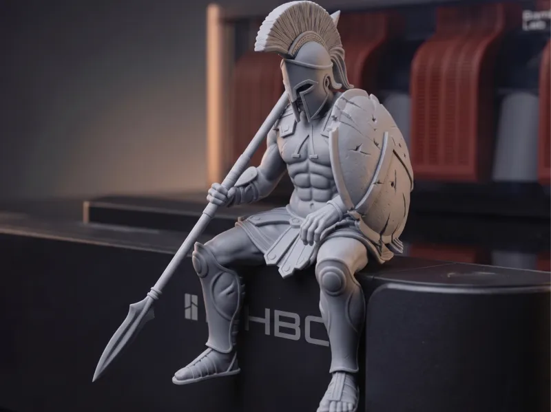 Resting Spartan Warrior