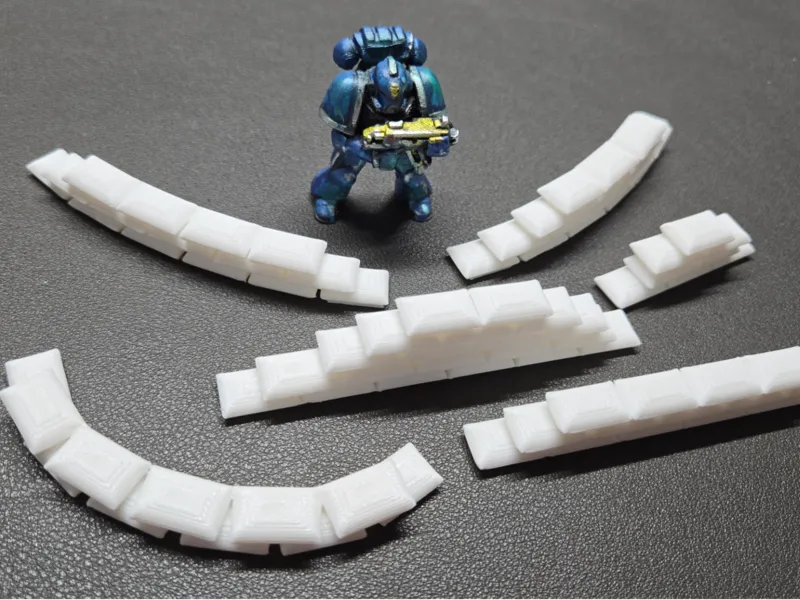 Diorama Base Stacked Barricade Set