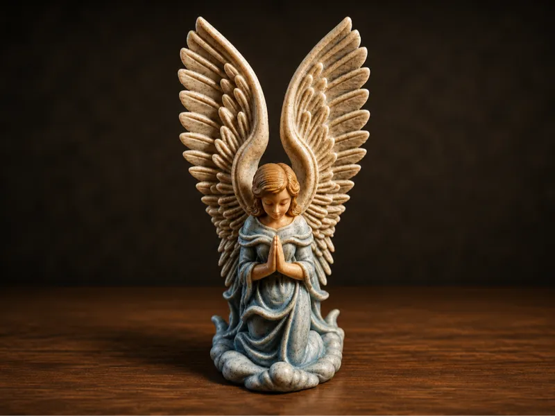 Angel of Prayer – Decorative Winged Angel Statue