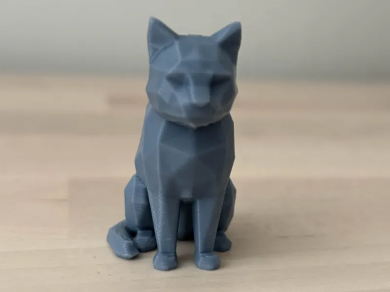 Low poly cat