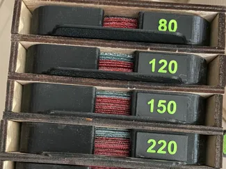 Sandpaper Storage Box (5")