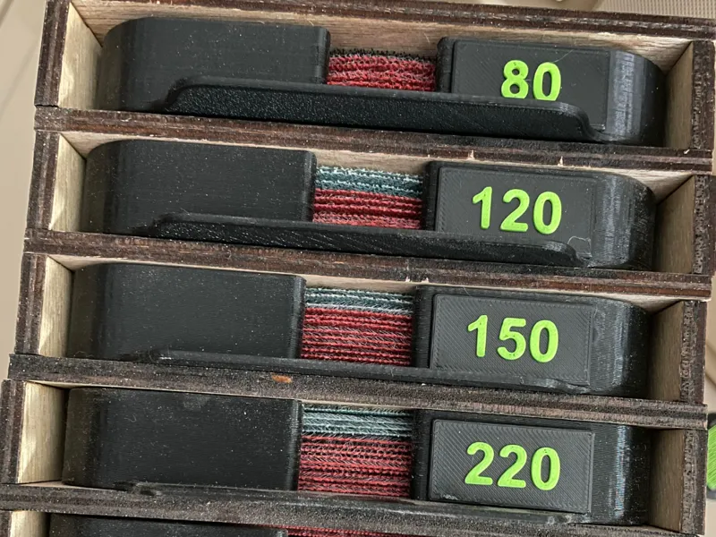 Sandpaper Storage Box (5")