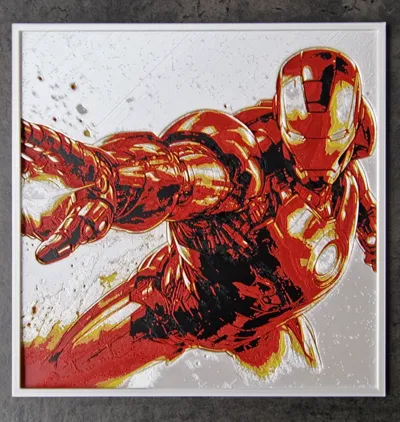 Iron Man Hueforge - Free 3D Print Model - MakerWorld