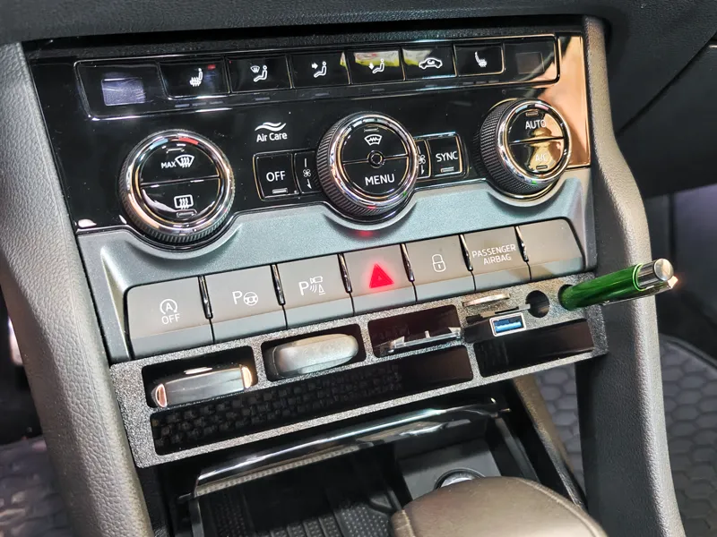 Škoda Karoq organizer