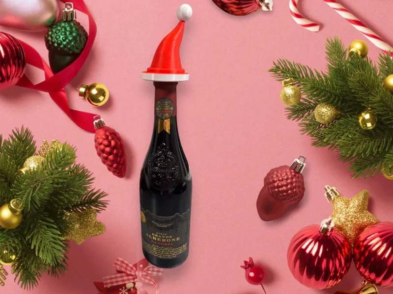 Christmas Hat for Bottle