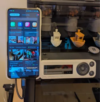 Bambu Handy P1S Smartphone holder Oneplus 7T