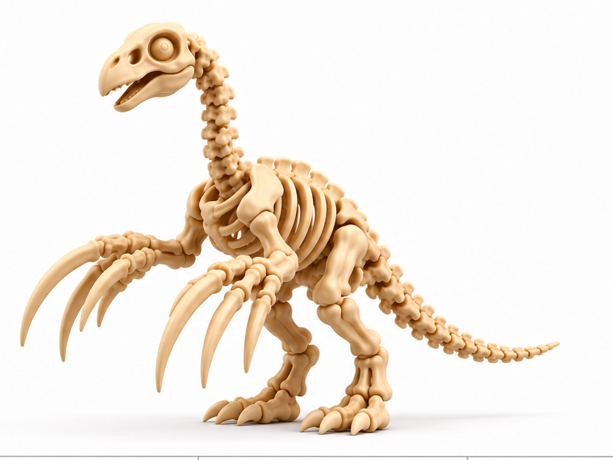 Tiny Bone Therizinosaurus