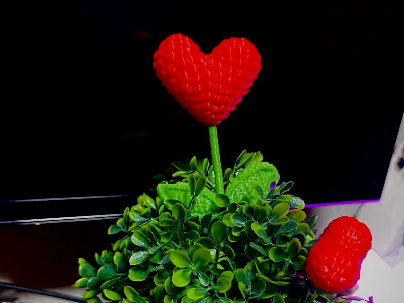 A cute heart-shaped woven flower (NO AMS)