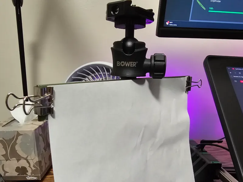 Tripod Paper Holder