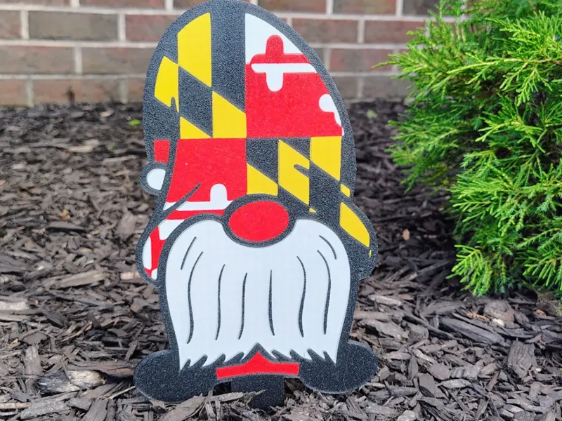 Maryland Flag Garden Gnome (AMS)