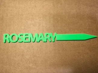 Rosemary Plant Marker