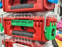 Battery Spill Kit Label and Latches for Packout 48-22-8435