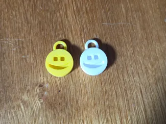 Happy :)  keychain