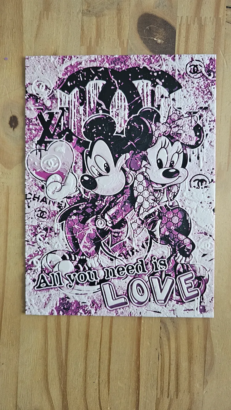 Minnie and Mickey Luxe Brand hueforge