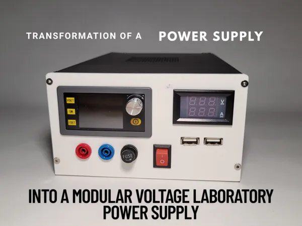 Boîtier pour alimentation de laboratoire modulaire