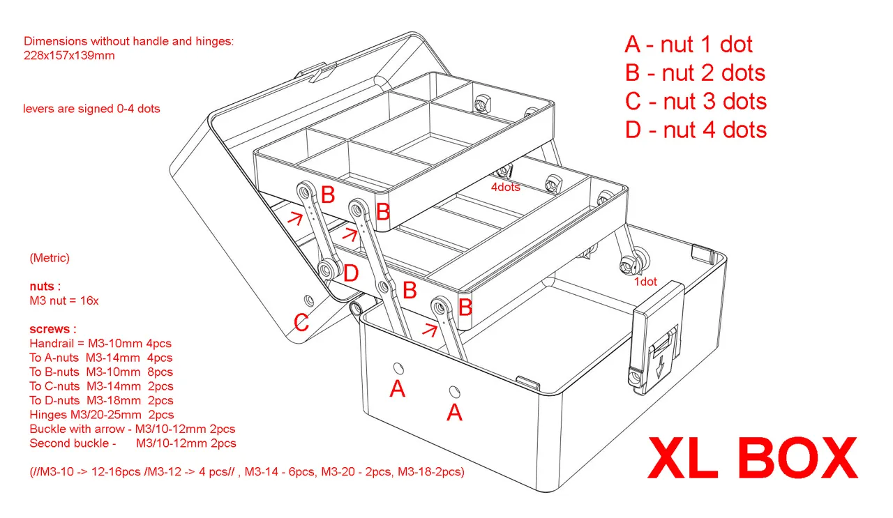 BOX - organizer - XL size view 3